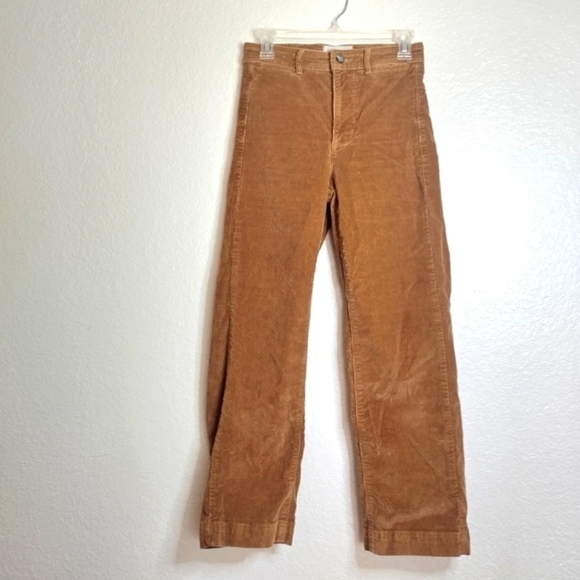 Everlane corduroy relaxed straight pants sz 2 - Picture 1 of 8